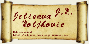 Jelisava Moljković vizit kartica